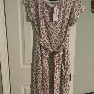 Leopard Print Women's Dress